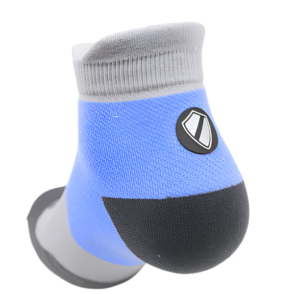 Blue/Grey Ankle Compression Socks